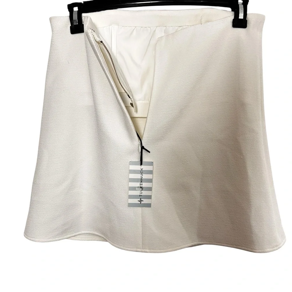 Tuckernuck Strapless Ivory Crepe Marin Top Size S - Picture 5 of 9